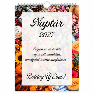 Naptár 2027 A3- Négy évszak tematika