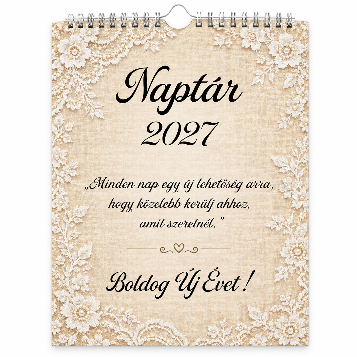 Naptár 2027 A3- Letisztult tematika